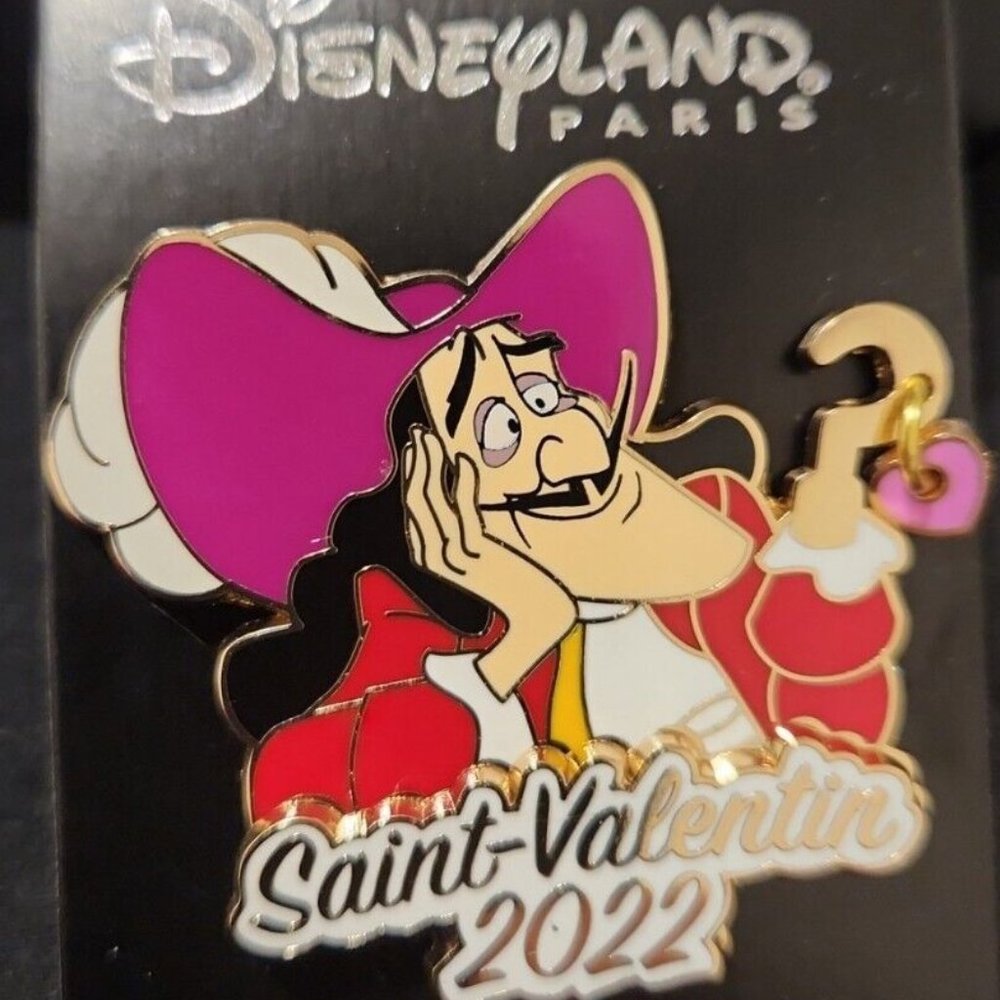 PETER PAN CAPTAIN HOOK Villain DLP Disneyland Paris LE 700 Disney pin 146323